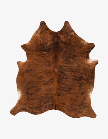 6' 3 x 7' 1 Cowhide Leather Square Rug