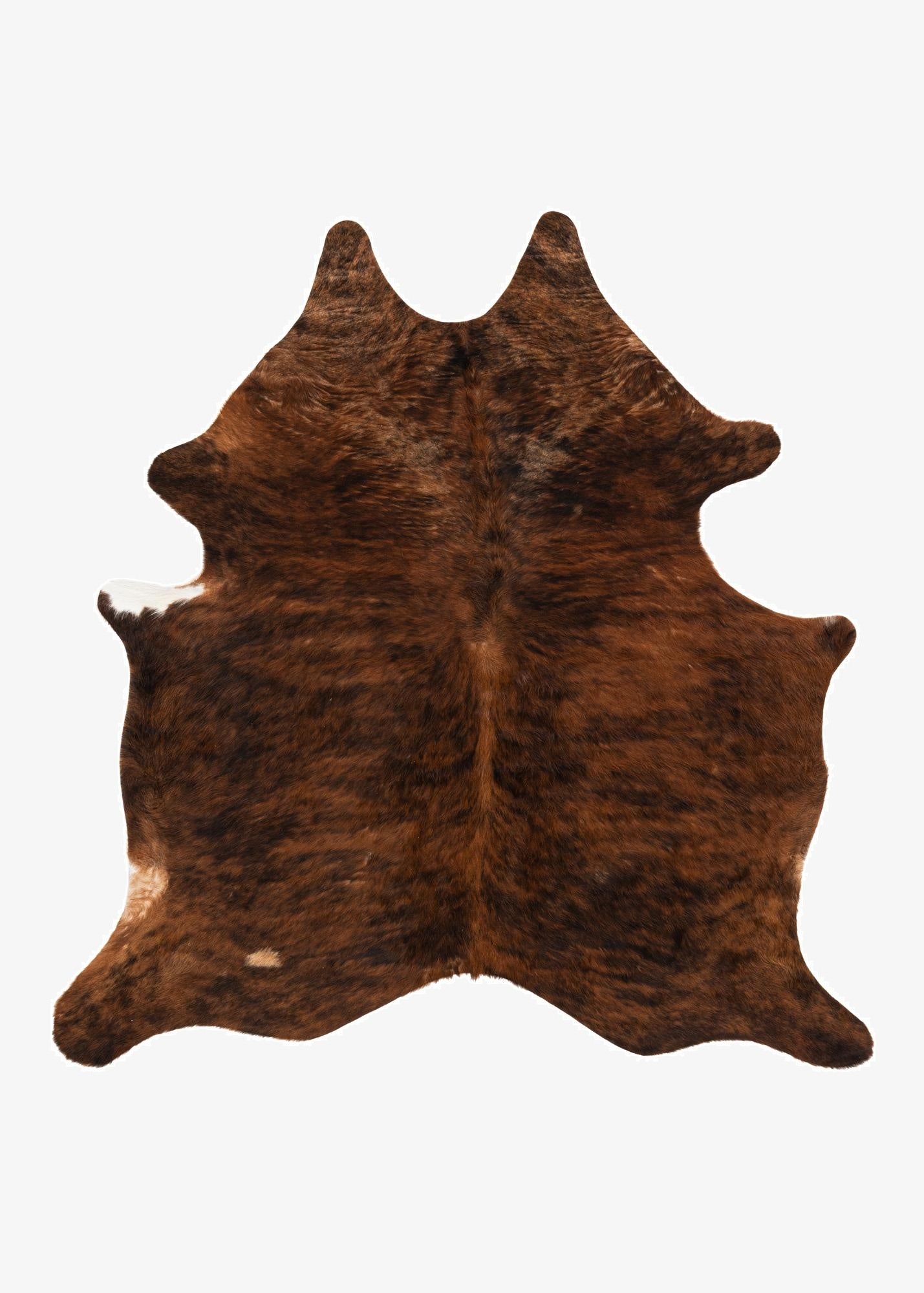 5' 8 x 5' 10 Cowhide Leather Square Rug