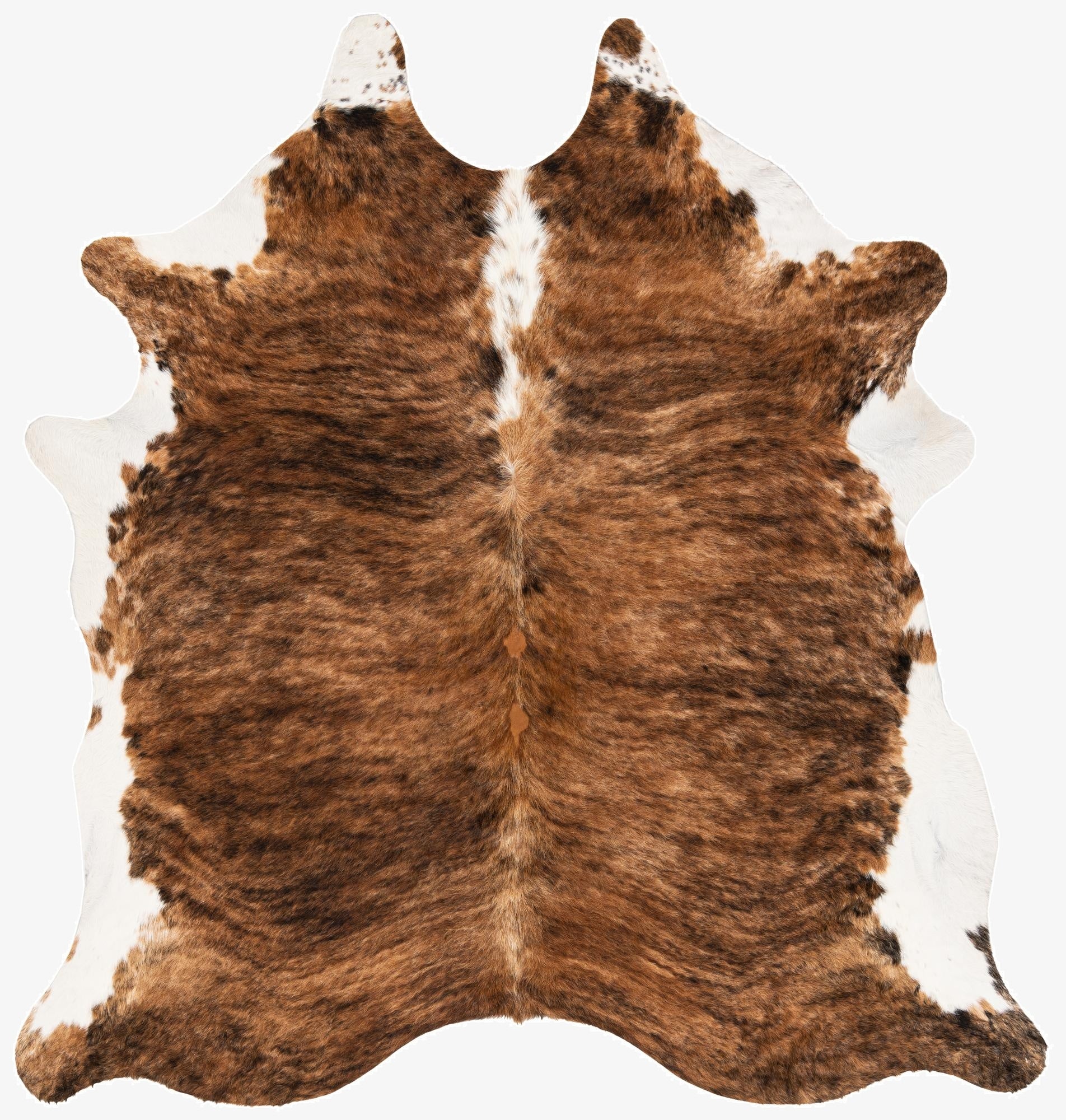 7' 5 x 7' 11 Cowhide Leather Square Rug