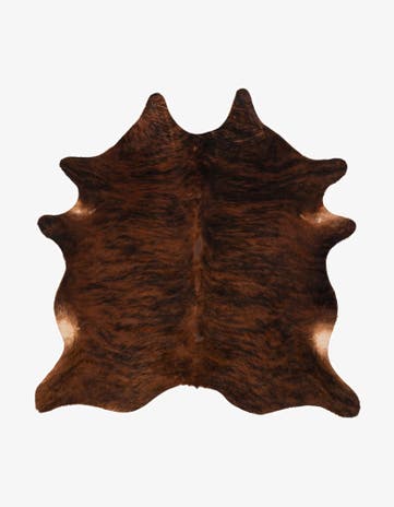 6' 3 x 6' 3 Cowhide Leather Square Rug