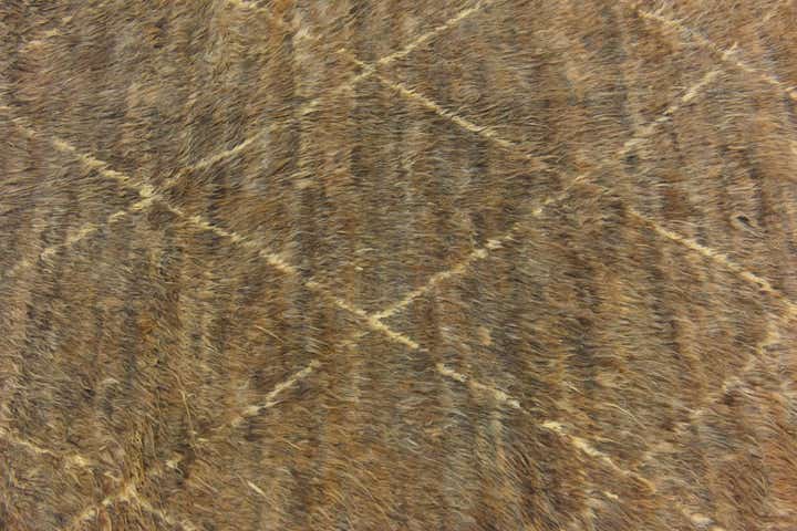 4' 6 x 5' Hand Knotted Darya Wool Square Rug