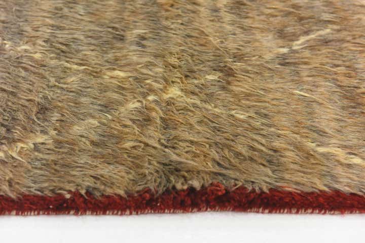 4' 6 x 5' Hand Knotted Darya Wool Square Rug