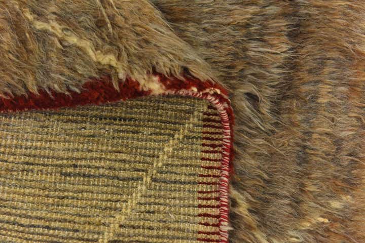 4' 6 x 5' Hand Knotted Darya Wool Square Rug