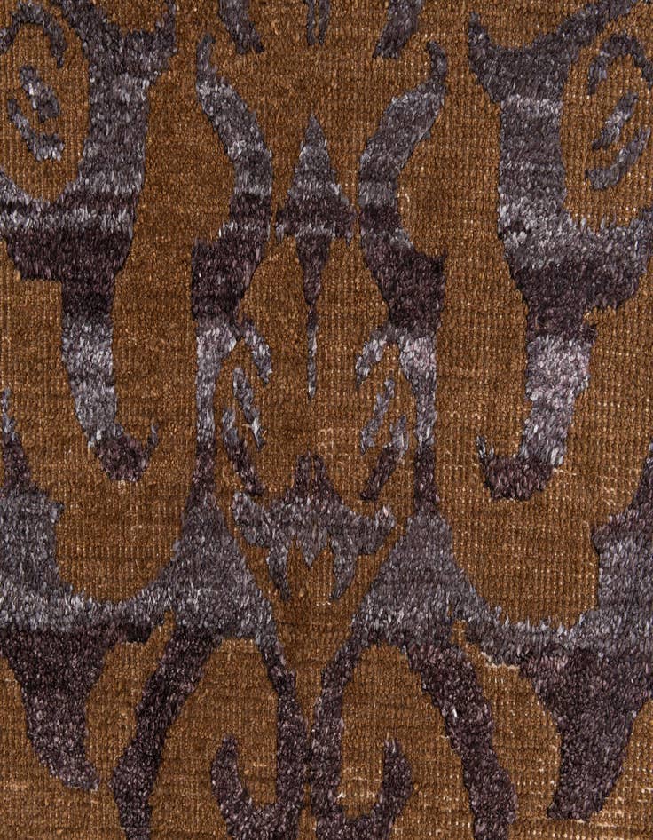 Detail image of 11' 1 x 11' 1  Hand Knotted Darya Wool Square Rug