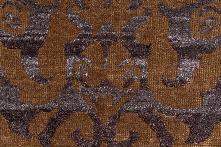 11' 1 x 11' 1 Hand Knotted Darya Wool Square Rug