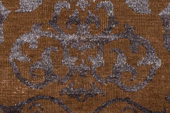 11' 1 x 11' 1 Hand Knotted Darya Wool Square Rug