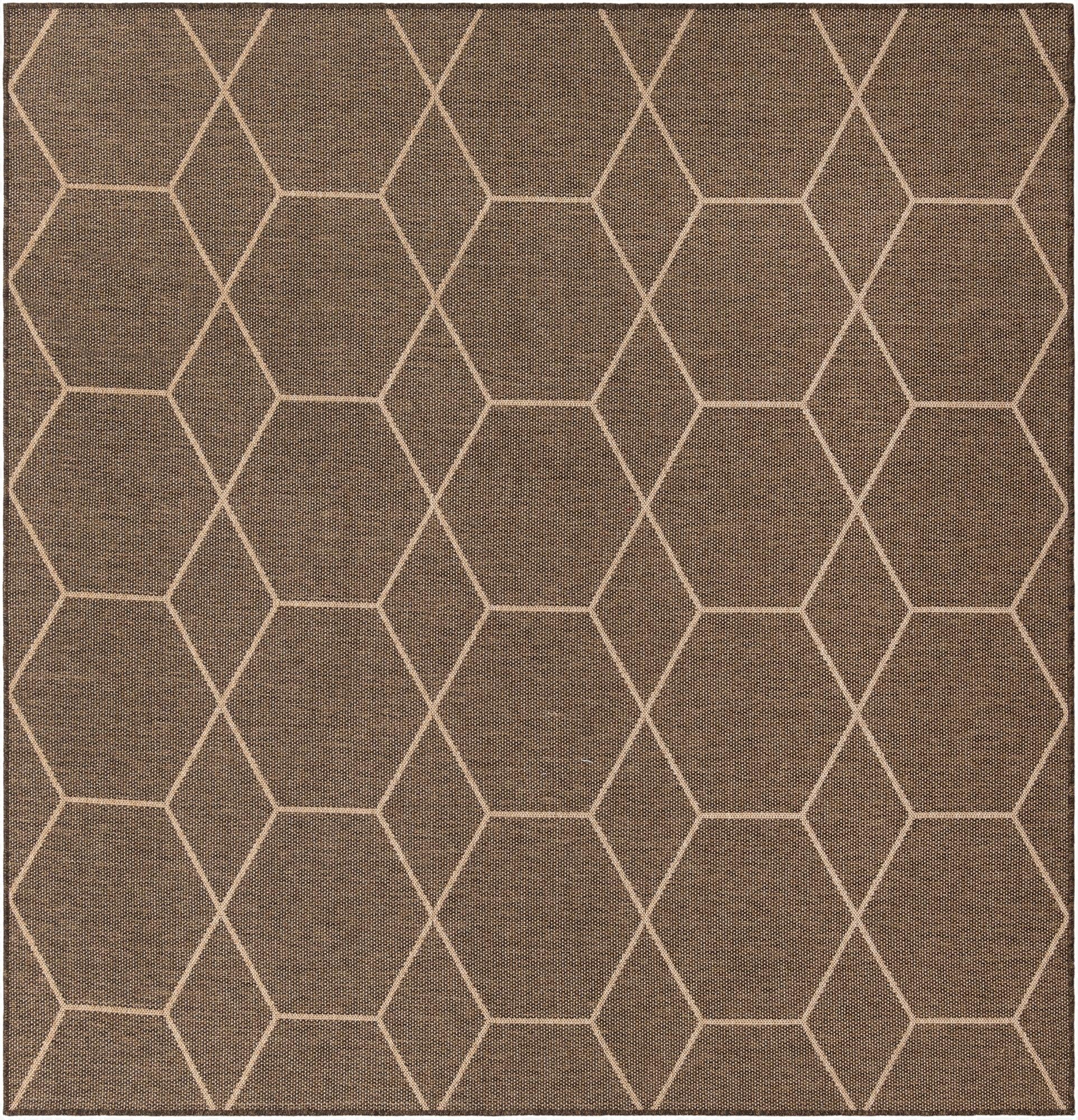 7' 10 x 7' 10  Hand Woven Dunes Square Rug