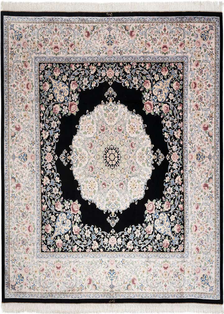8' 2 x 8' 2 Ghom Design Square Rug