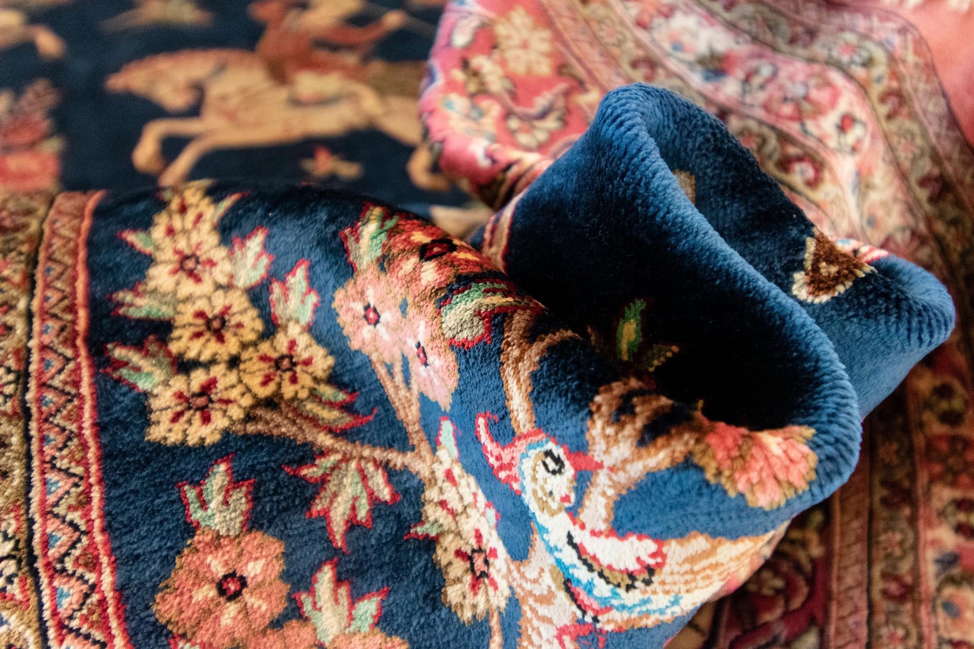 6' 2 x 6' 5 Ghom Silk Square Rug
