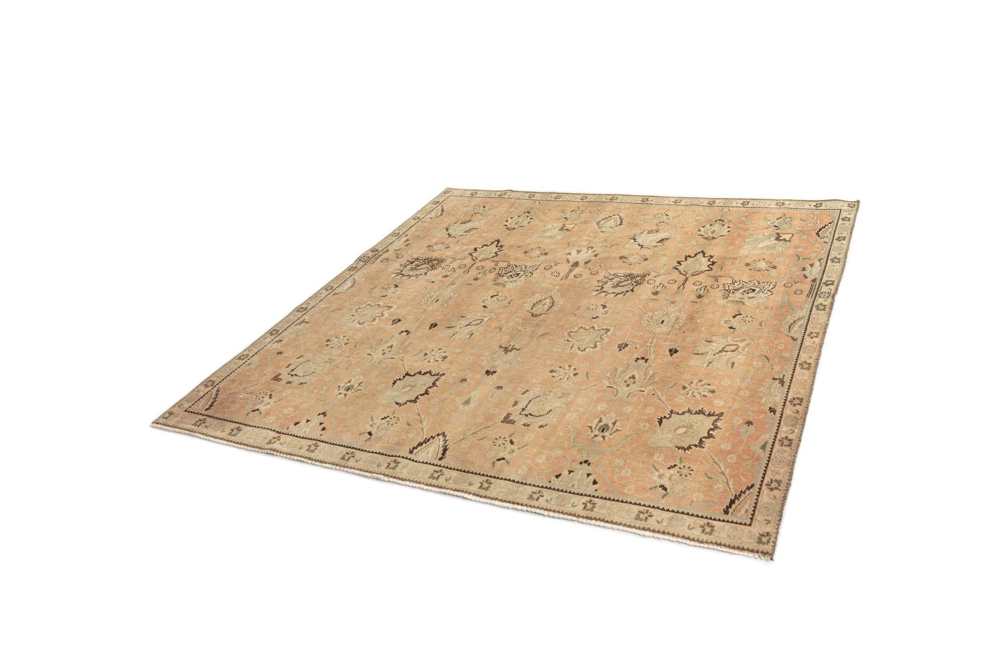 7' 1 x 7' 5 Hamedan Square Rug