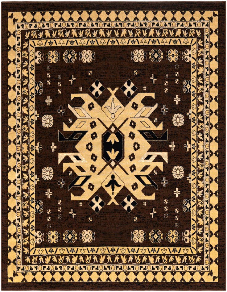 Detail image of 7' 10 x 7' 10 Heriz Design Square Rug