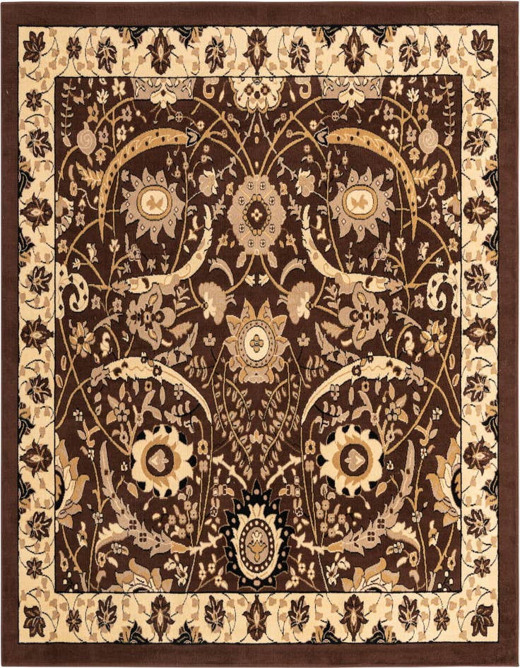 Detail image of 7' 10 x 7' 10 Isfahan Design Square Rug