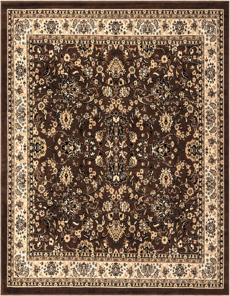 Detail image of 7' 10 x 7' 10 Kashan Design Square Rug