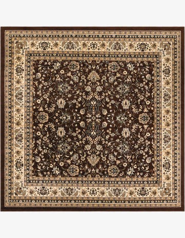 10' x 10' Kashan Design Square Rug