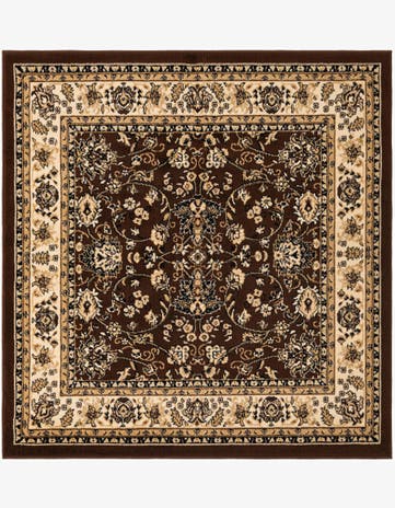 5' 3 x 5' 3 Kashan Design Square Rug