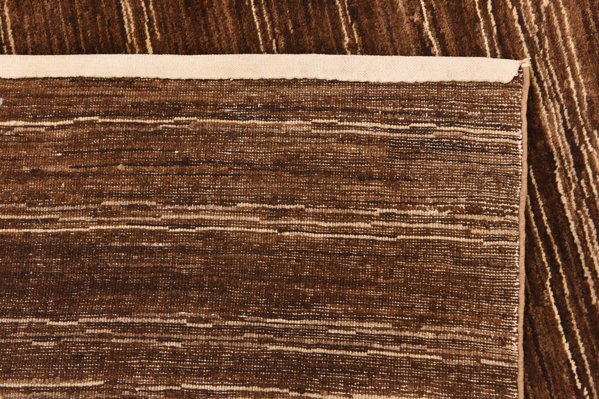 6' x 6' 6 Hand Knotted Kashkuli Gabbeh Wool Square Rug