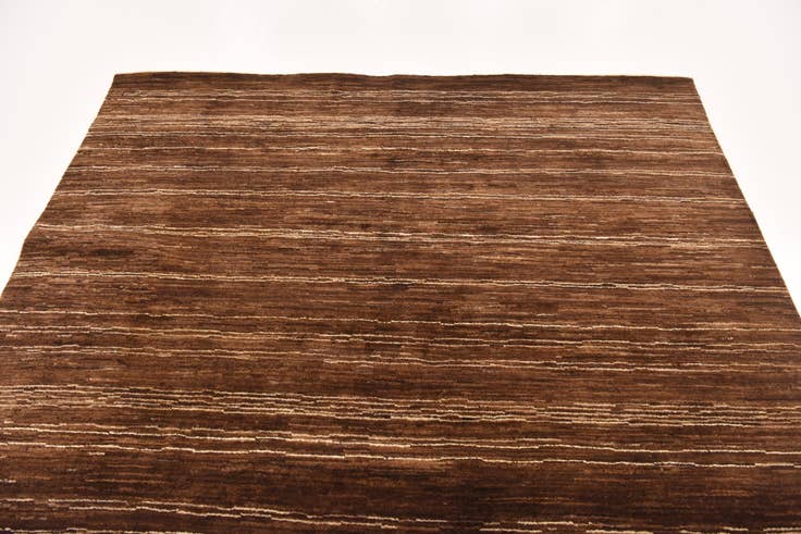 Detail image of 6' x 6' 6 Hand Knotted Kashkuli Gabbeh Wool Square Rug