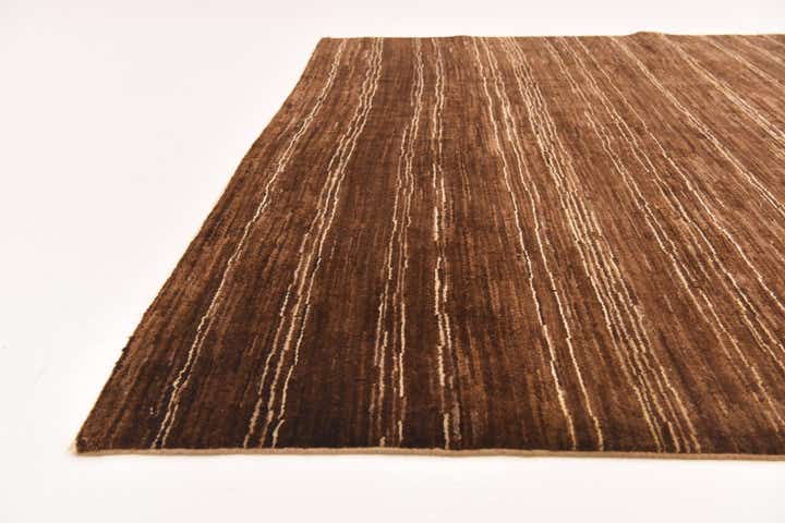 6' x 6' 6 Hand Knotted Kashkuli Gabbeh Wool Square Rug