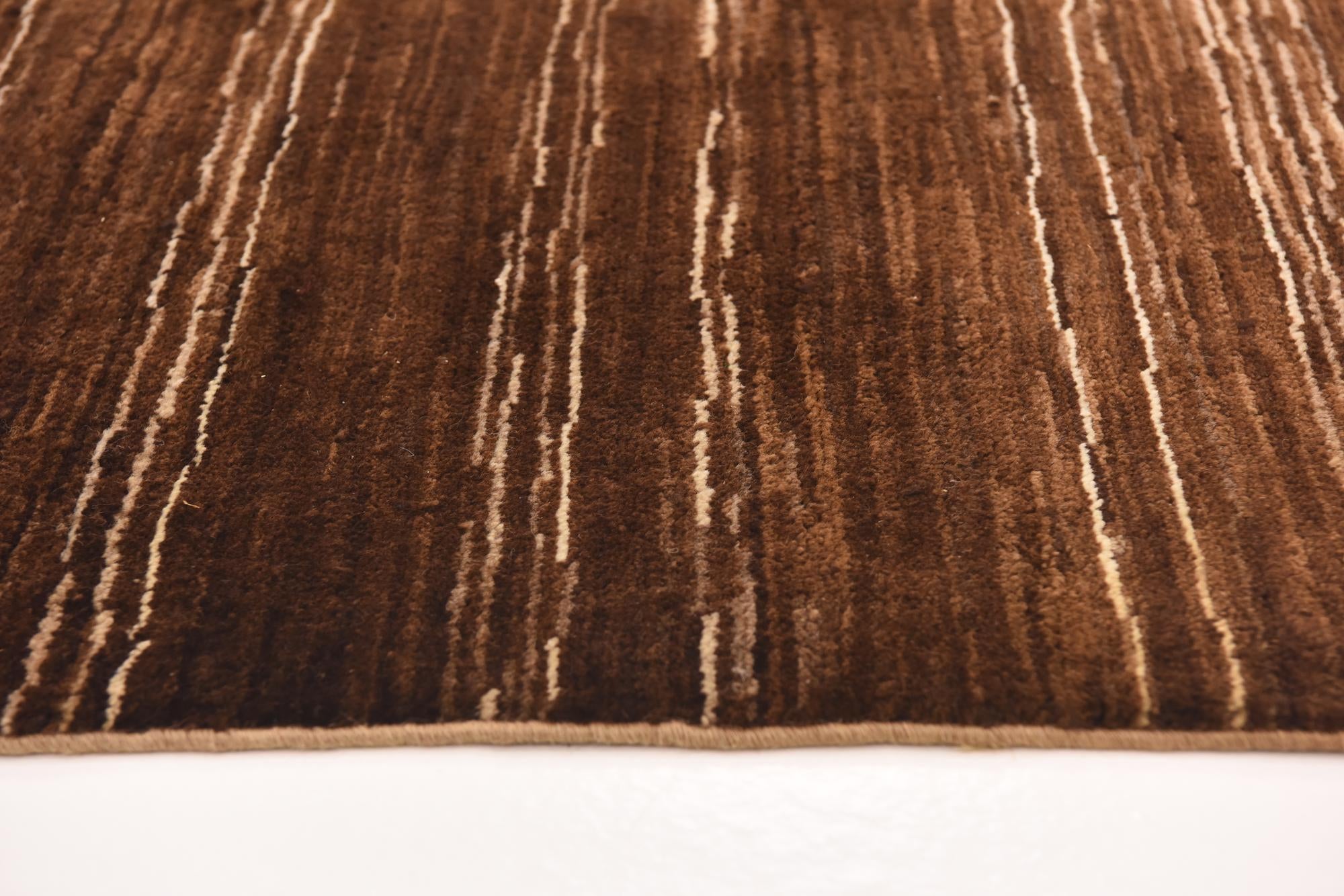 6' x 6' 6 Hand Knotted Kashkuli Gabbeh Wool Square Rug
