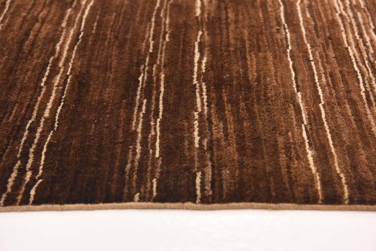 Detail image of 6' x 6' 6 Hand Knotted Kashkuli Gabbeh Wool Square Rug