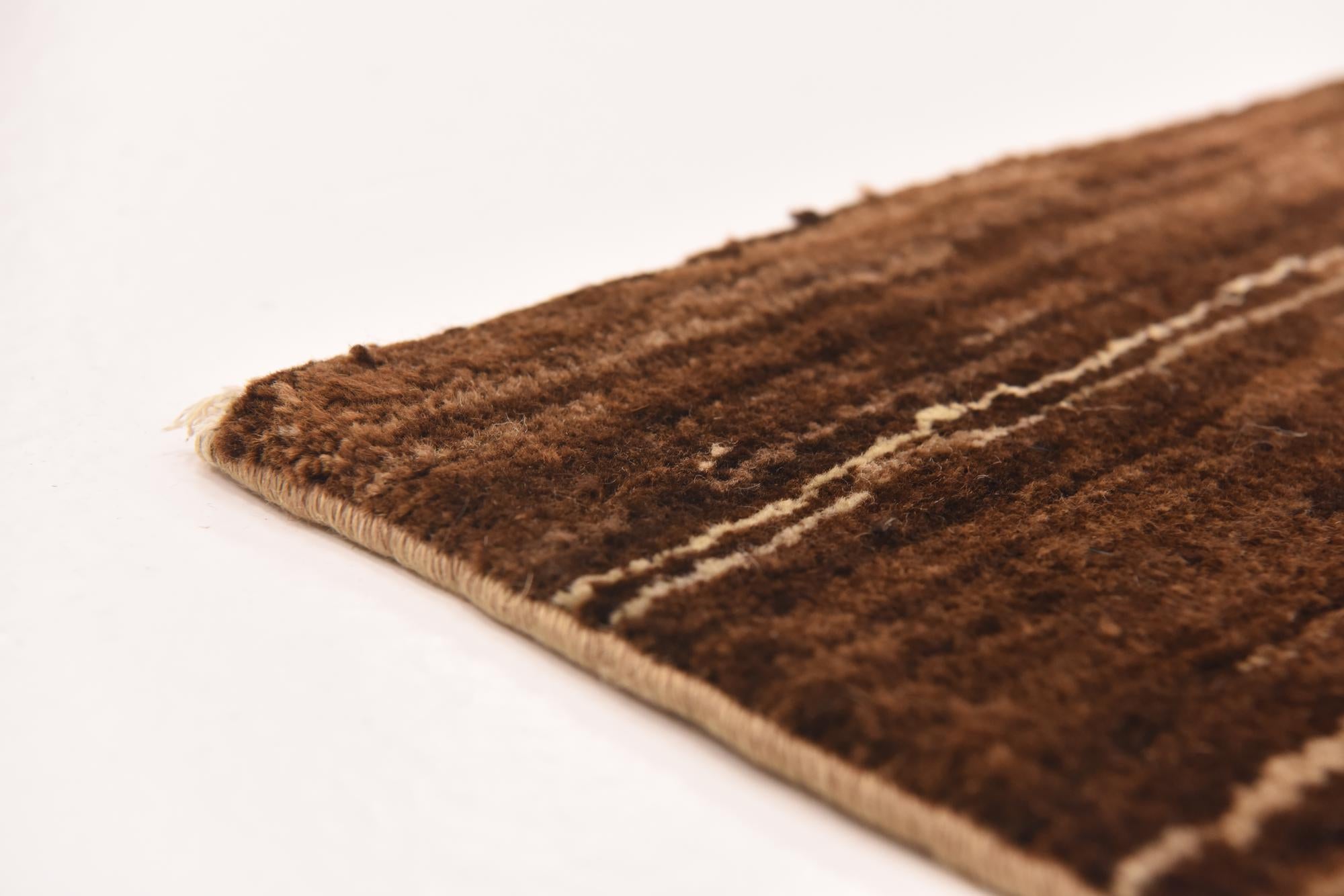 6' x 6' 6 Hand Knotted Kashkuli Gabbeh Wool Square Rug