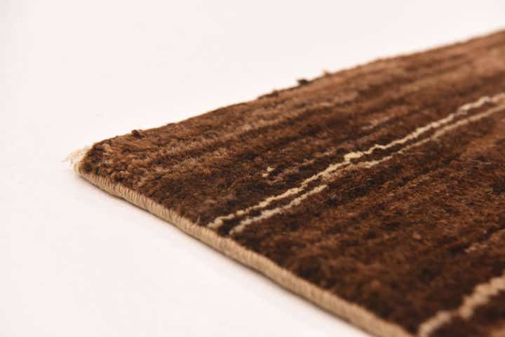 6' x 6' 6 Hand Knotted Kashkuli Gabbeh Wool Square Rug