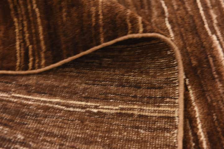 6' x 6' 6 Hand Knotted Kashkuli Gabbeh Wool Square Rug