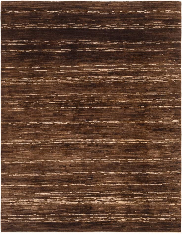 Detail image of 6' x 6' 6 Hand Knotted Kashkuli Gabbeh Wool Square Rug