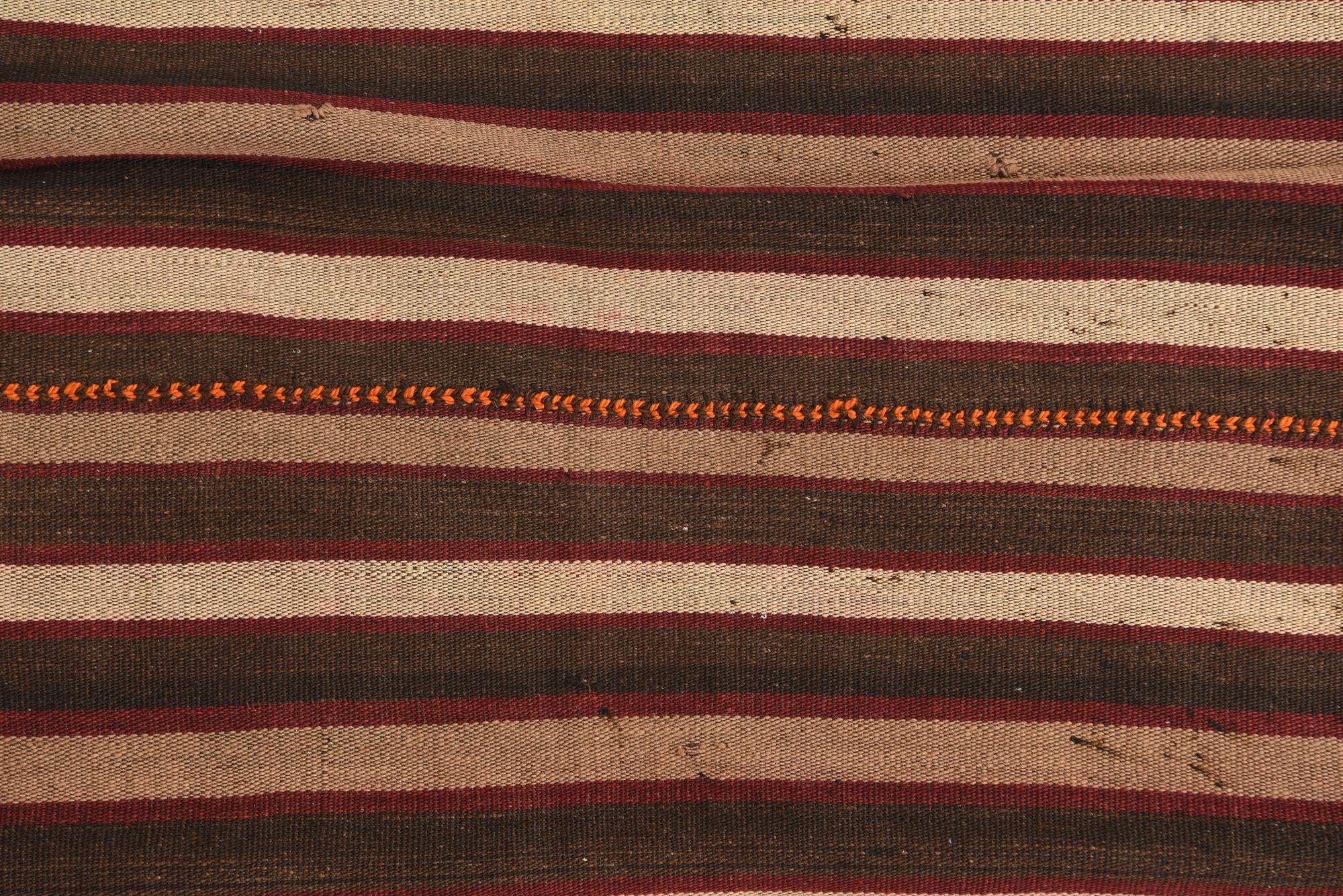 4' 1 x 4' 3 Hand Woven Kilim Fars Wool Square Rug