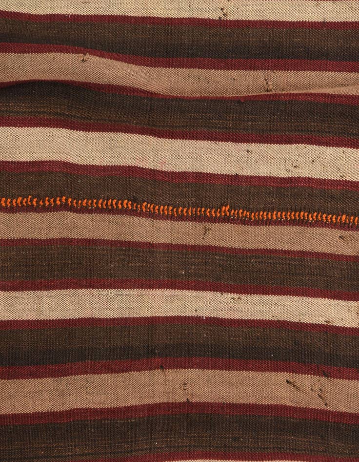 Detail image of 4' 1 x 4' 3  Hand Woven Kilim Fars Wool Square Rug