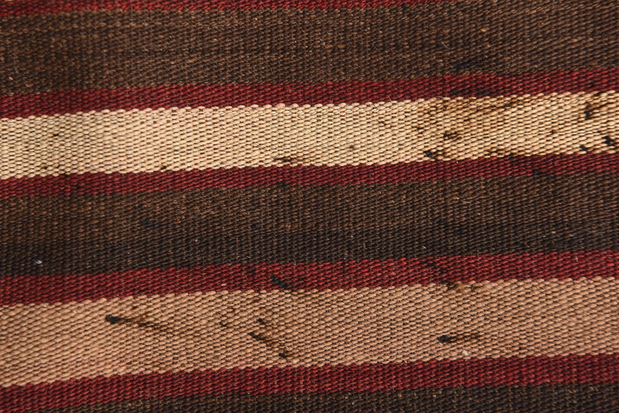4' 1 x 4' 3 Hand Woven Kilim Fars Wool Square Rug