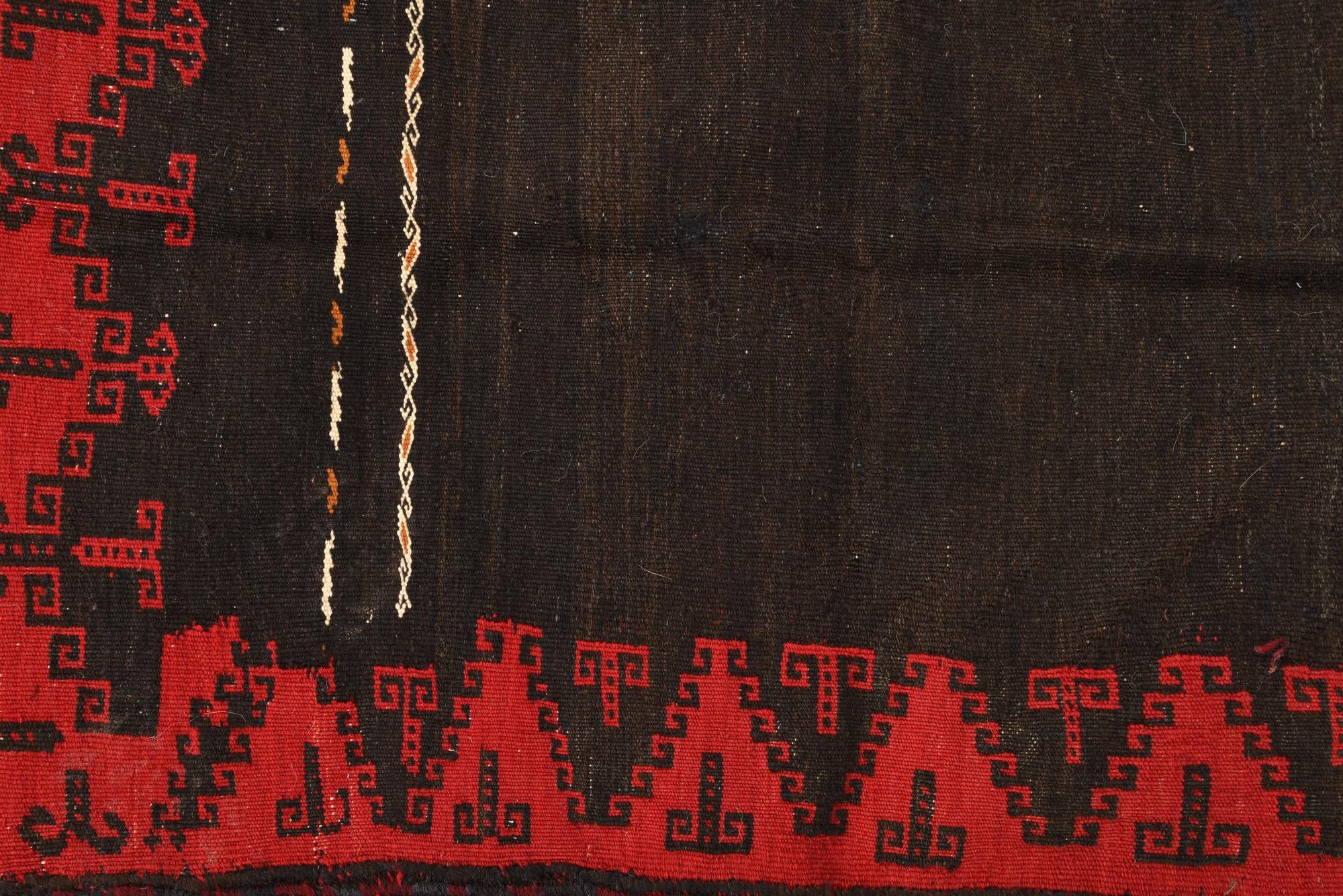 4' x 4' Hand Woven Kilim Fars Wool Square Rug
