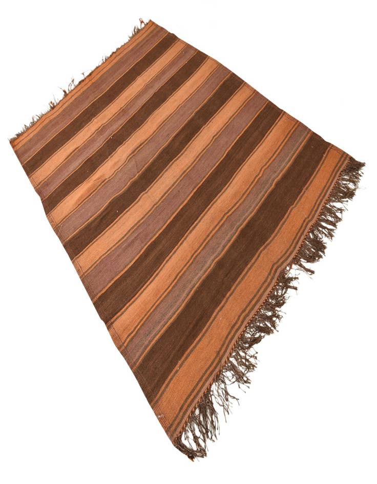 Detail image of 5' x 6' 8 Hand Woven Kilim Fars Wool Square Rug