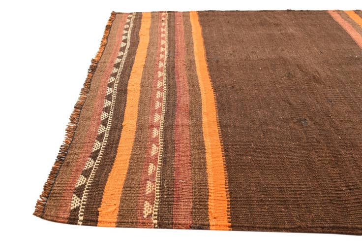 Detail image of 95cm x 110cm Hand Woven Kilim Fars Wool Square Rug