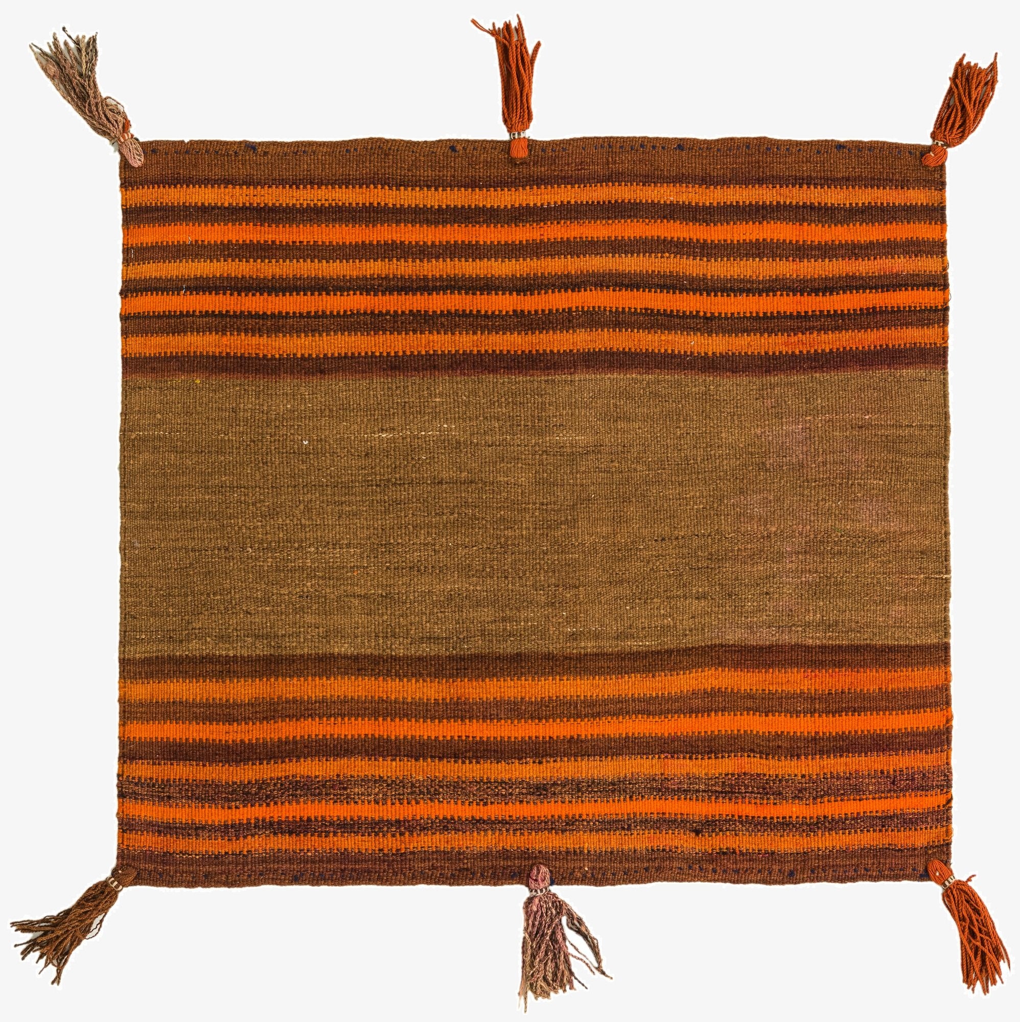 97cm x 107cm  Hand Woven Kilim Fars Wool Square Rug