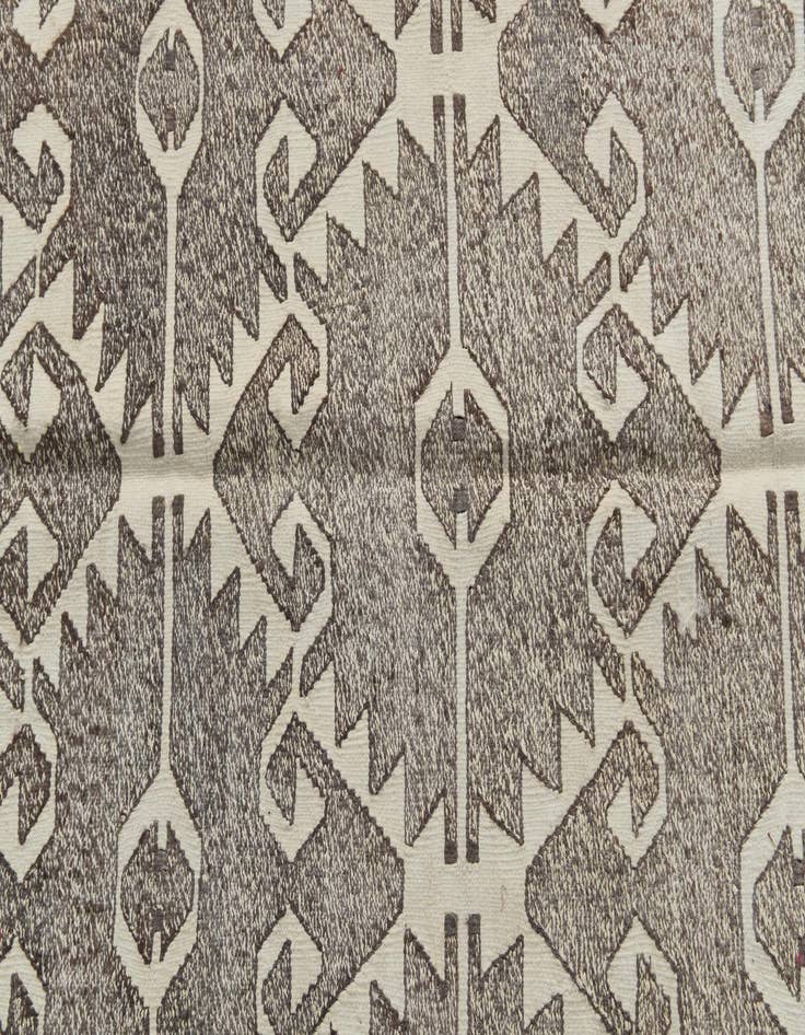 Detail image of 6' 2 x 7' 3  Hand Woven Kilim Modern Wool Square Rug