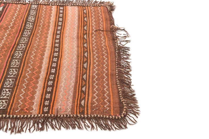 Detail image of 90cm x 110cm Tejido a mano Kilim Modern Alfombra Lana Cuadrado