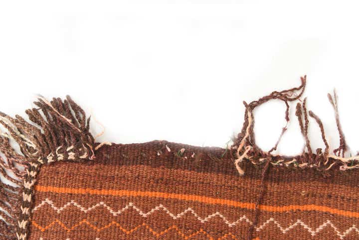 90cm x 110cm Tejido a mano Kilim Modern Alfombra Lana Cuadrado