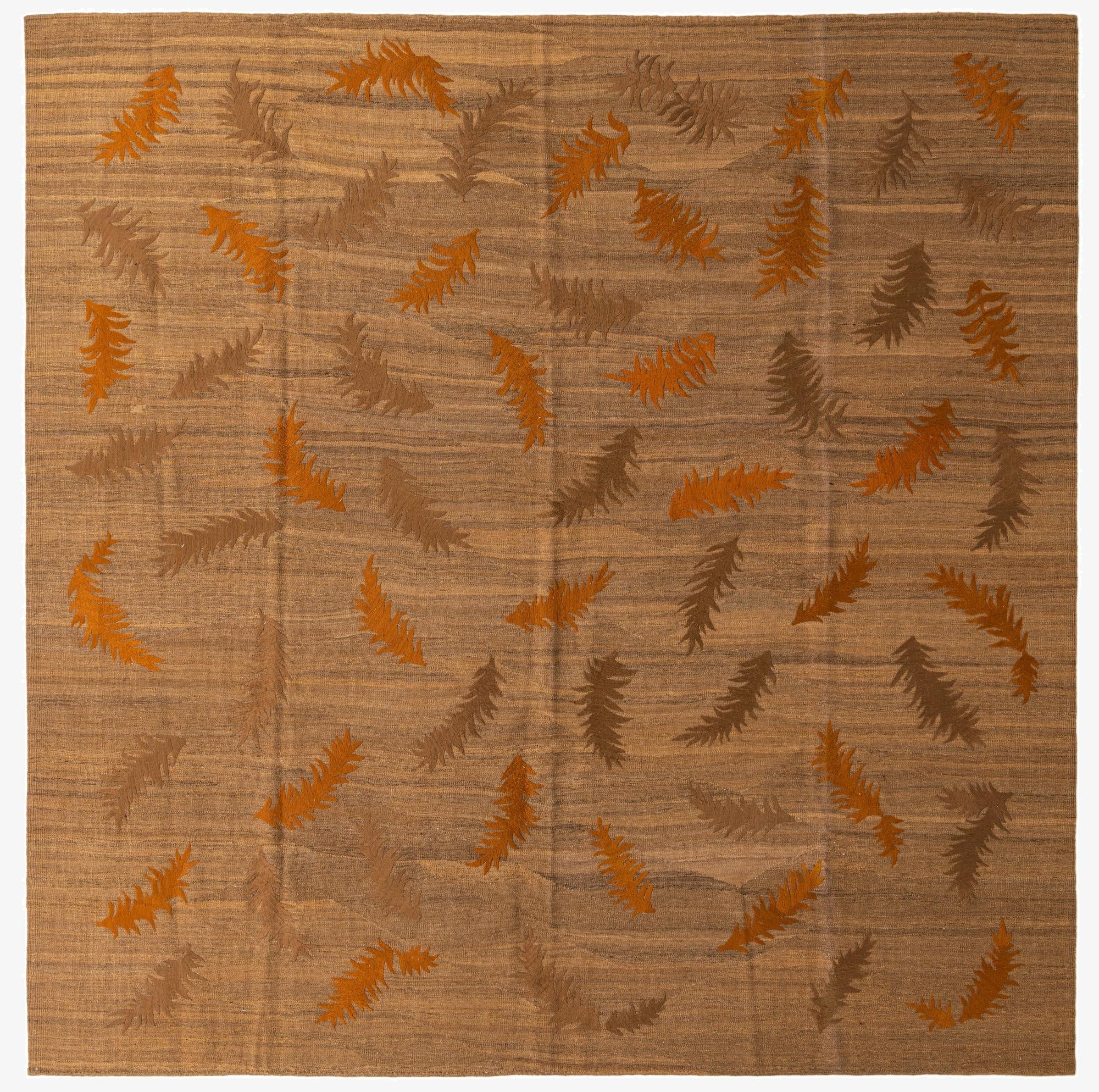 310cm x 312cm  Hand Woven Kilim Modern Square Rug