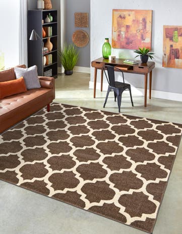 10' x 10' Lattice Square Rug