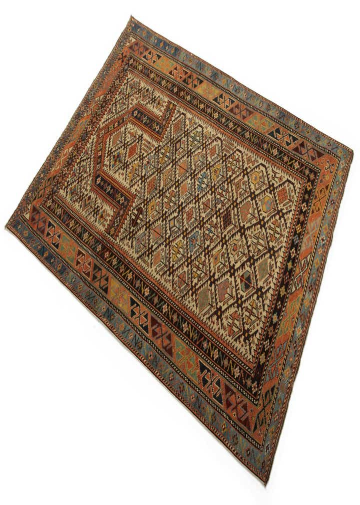 3' 7 x 4' 5 Marasali Wool Square Rug