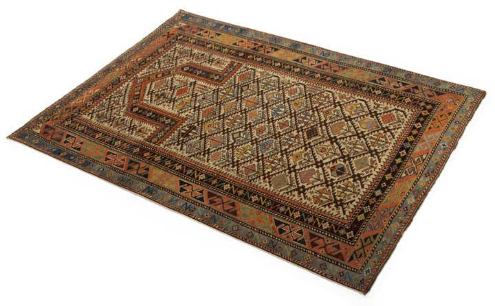 3' 7 x 4' 5 Marasali Wool Square Rug