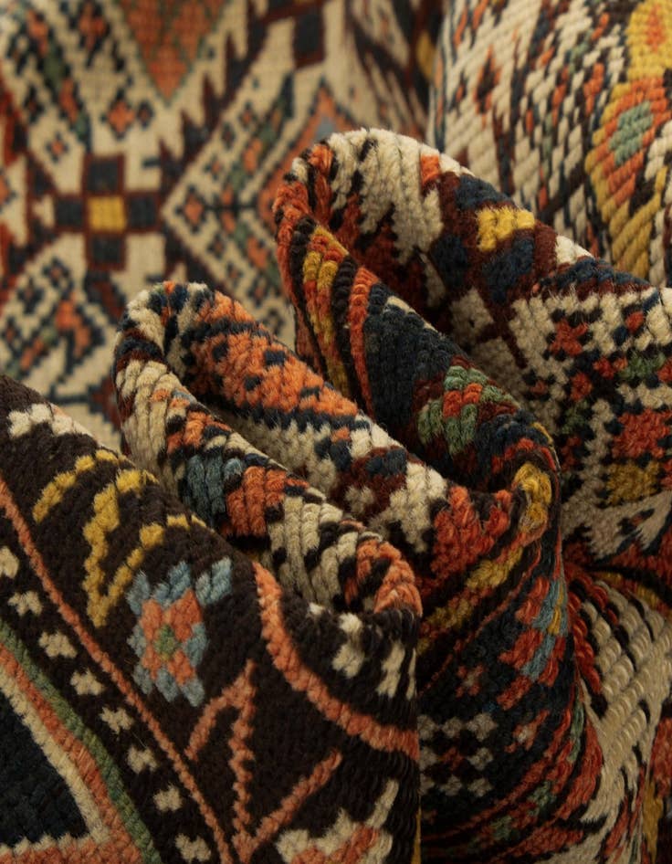 Detail image of 3' 7 x 4' 5 Marasali Wool Square Rug