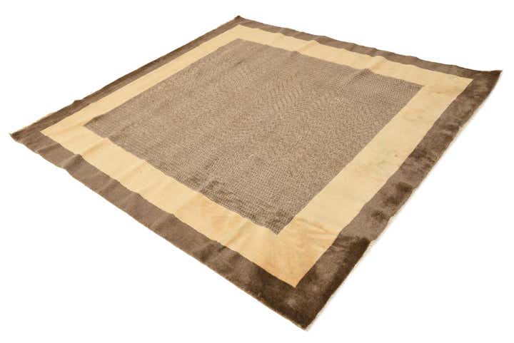 6' 4 x 6' 10 Hand Knotted Modern Ziegler Square Rug