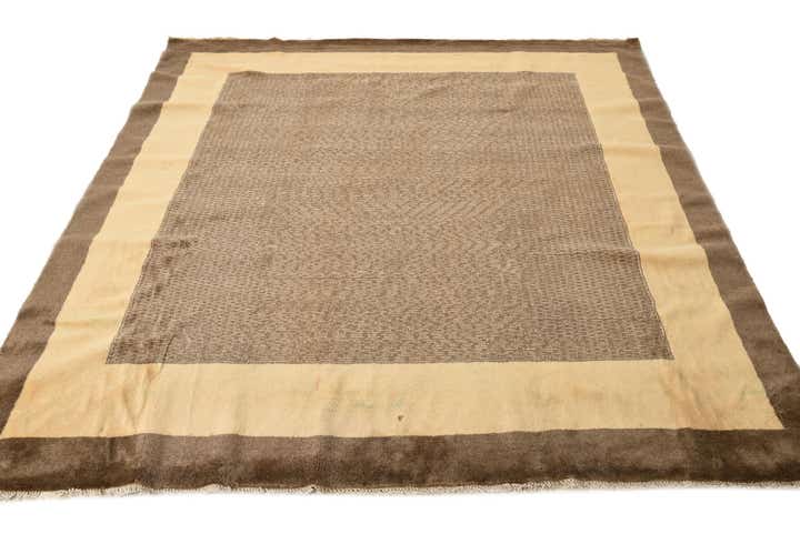 6' 4 x 6' 10 Hand Knotted Modern Ziegler Square Rug