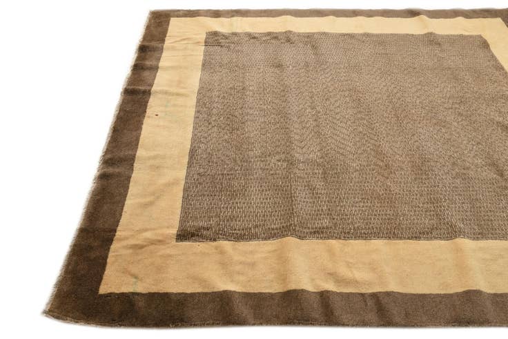 Detail image of 6' 4 x 6' 10 Hand Knotted Modern Ziegler Square Rug