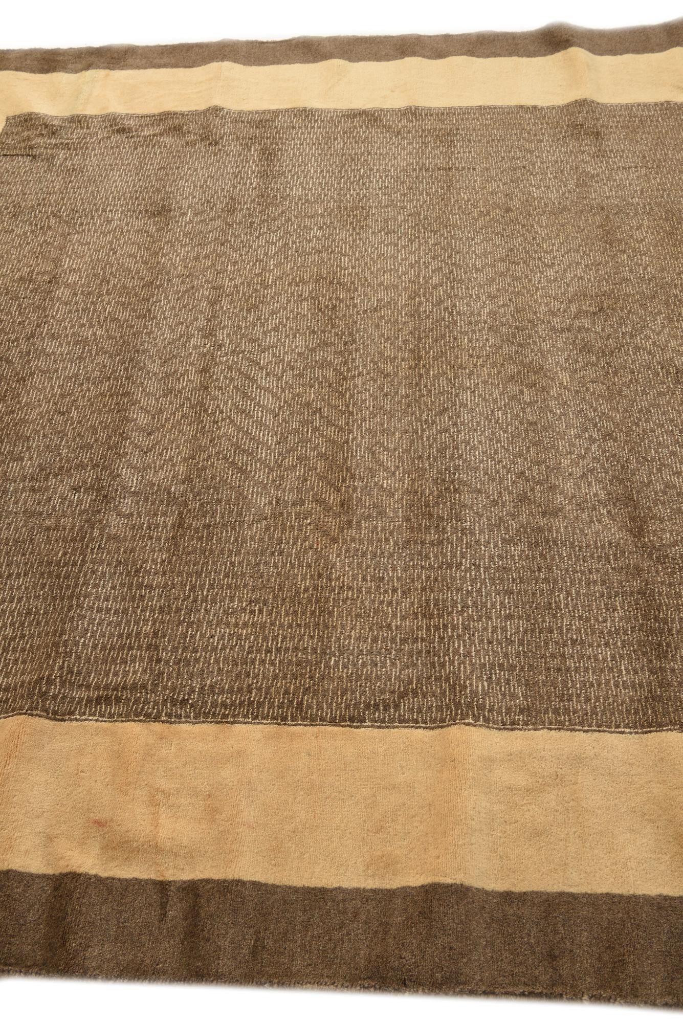 6' 4 x 6' 10 Hand Knotted Modern Ziegler Square Rug