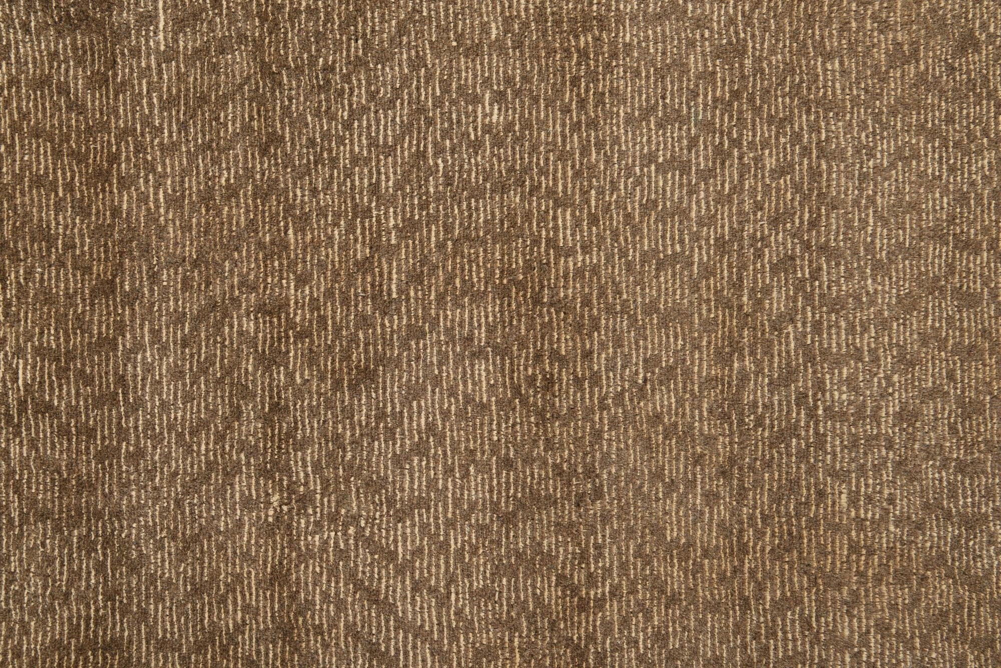 6' 4 x 6' 10 Hand Knotted Modern Ziegler Square Rug