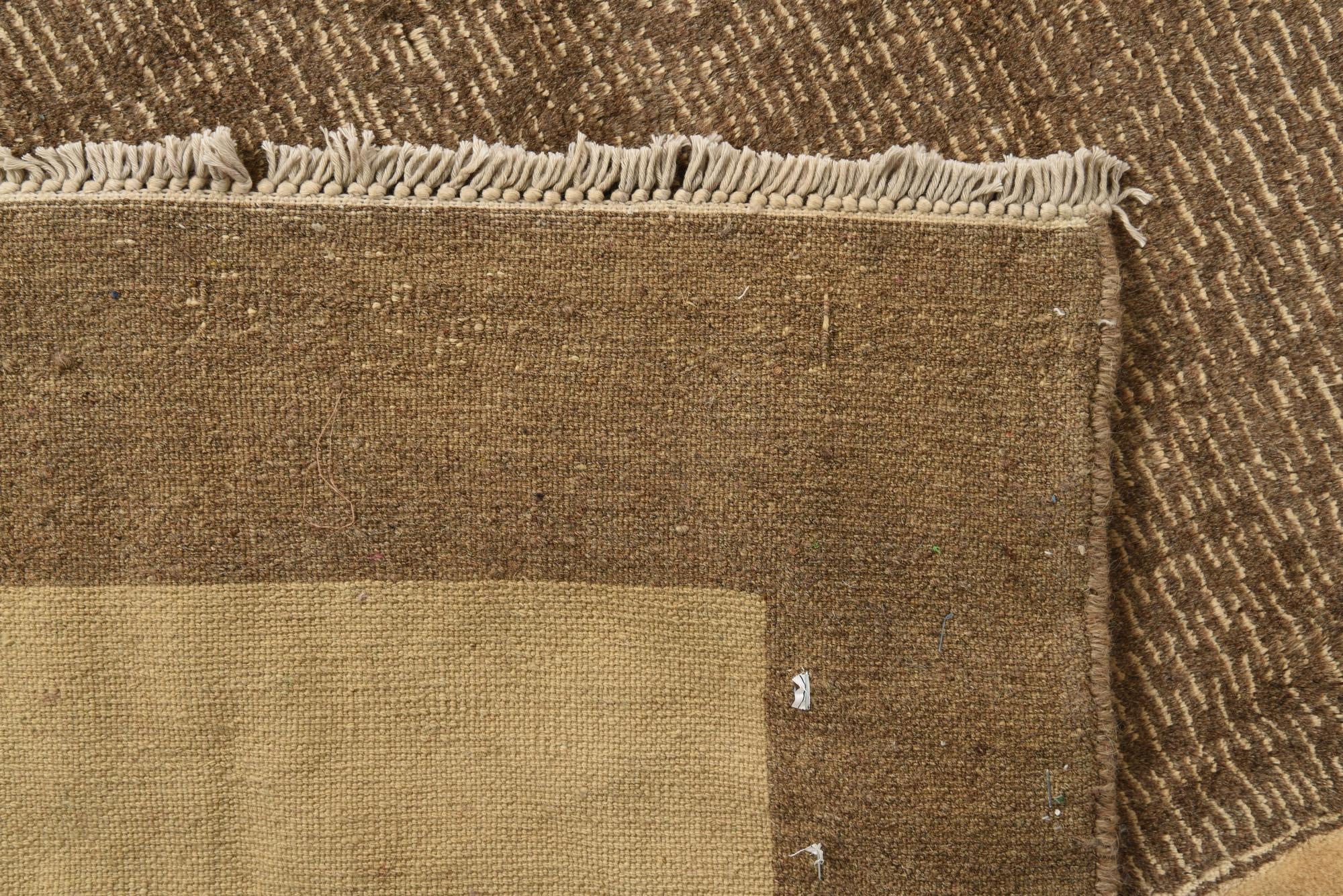 6' 4 x 6' 10 Hand Knotted Modern Ziegler Square Rug