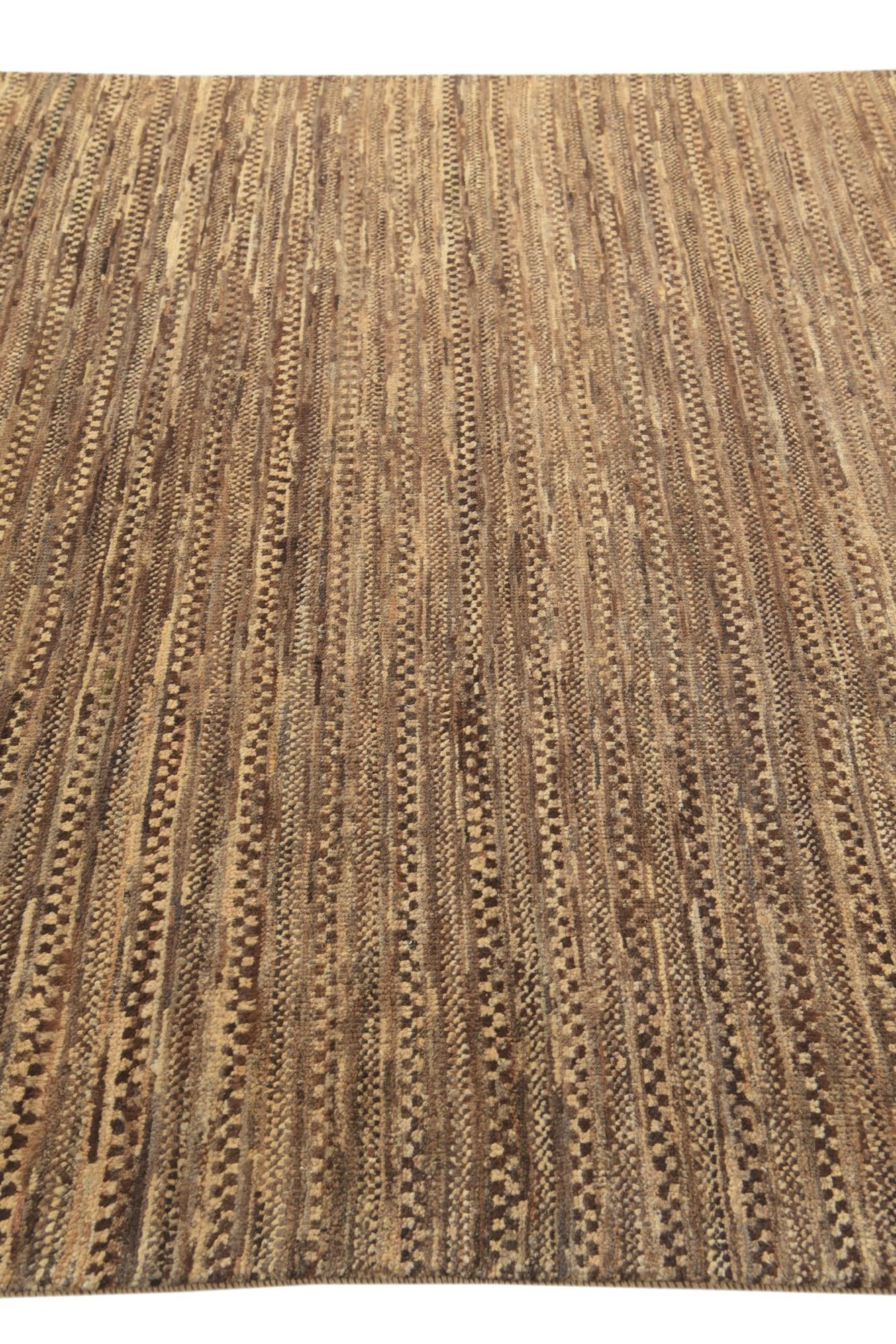 6' 5 x 7' 3 Hand Knotted Modern Ziegler Square Rug